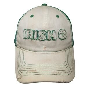 Irish Shamrock Fitted Baseball Hat Multicolor One Size Colorblock Falcon